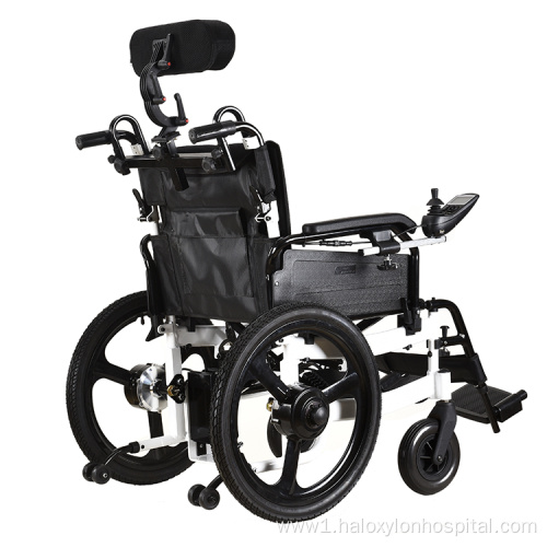 Aluminum Alloy foldable remote control electric wheelchair